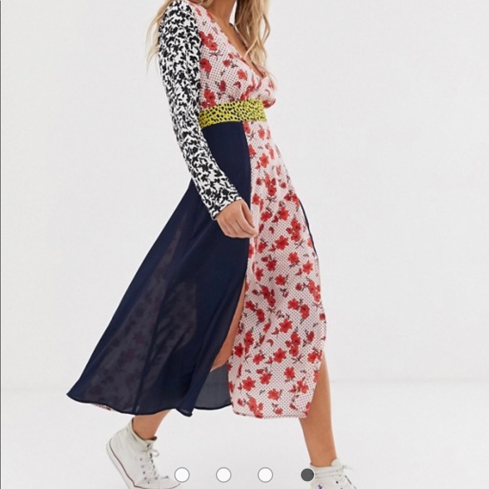 ASOS MIDI MAXI DRESS PRINTS AND SPLITS❣️
